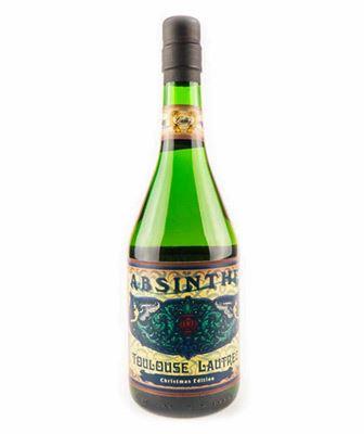 Absinthe Absinthe Flasche Toulouse Lautrec Christmas Edition